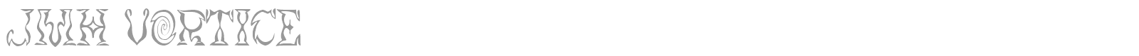 JMH Vortice font preview